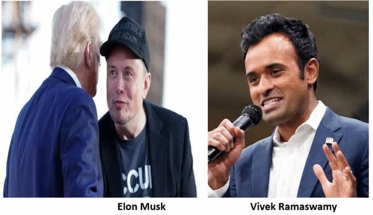 Elon musk and Vivek