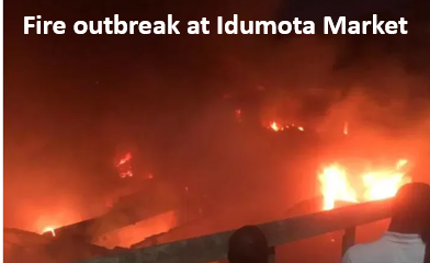 Idumota fire