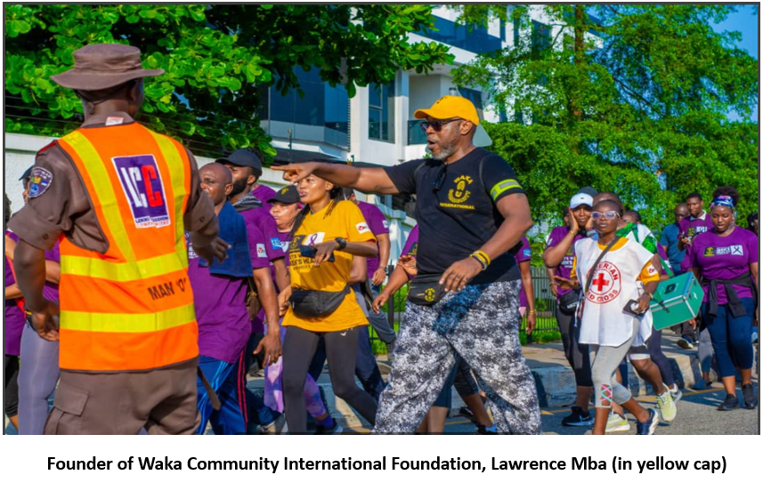 Waka Community International Foundation Hosts 10km Walk to Promote Men's Health. 5 image 14