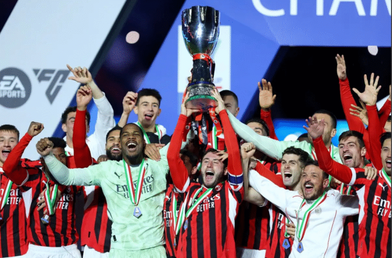 Abraham’s Late Strike Seals Supercoppa Glory for Milan 1 AC Milan final