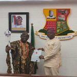 Makinde with New Alaafin Owoade