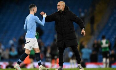 guardiola stands