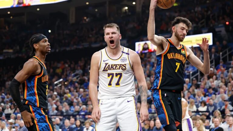 Lakers Torch Thunder with Historic Shooting Display as Playoff Race Heats Up 1 Lakers