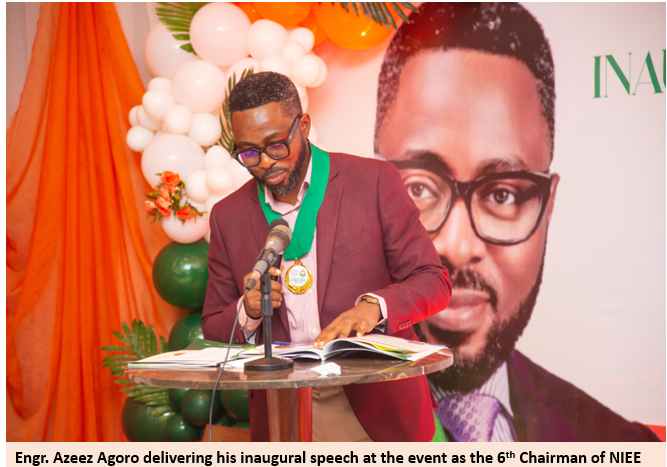 Engr. Azeez Abayomi Agoro Inaugurated as NIEE Chairman. 2 image 1