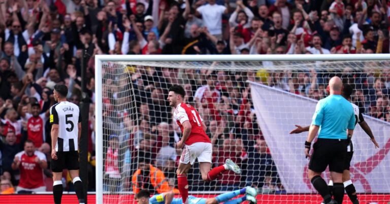 Rice Strike Seals Win but Arsenal Left Reflecting on What Might Have Been 1 Rice Streaks