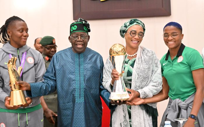 President Bola Tinubu Honours Super Falcons with National Awards Cash and Homes