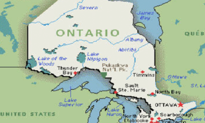 Ontario map canada