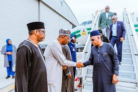 Shettima, Gbajabiamila Arrive in London to Receive Buhari’s Body