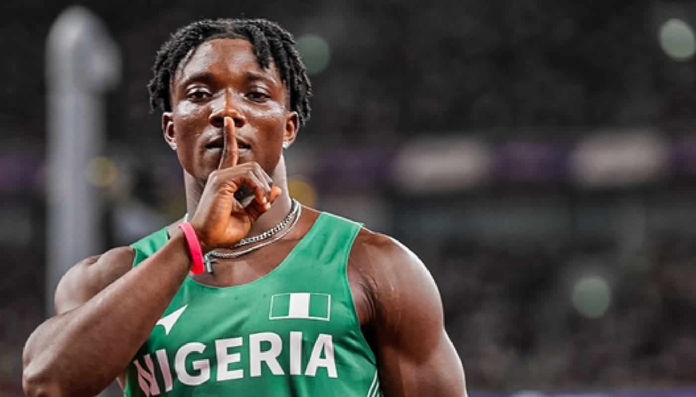 Ajayi and Okon power into 100m semis with landmark runs