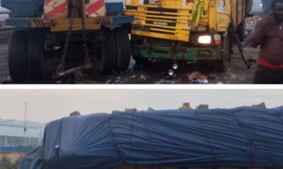 Scene of accident on Kara Bridge