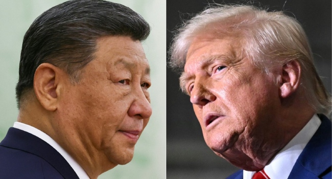 Xi Jinping and Donald Trump