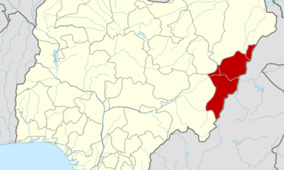 Nigeria Adamawa State map
