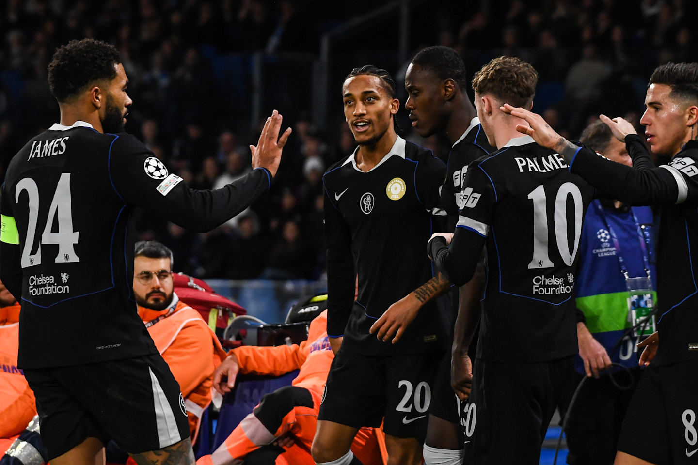 Joao pedro celebrates vs Napoli 5