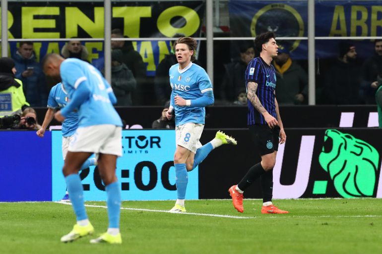 Scott McTominay celebrate Inter Napoli 770x513