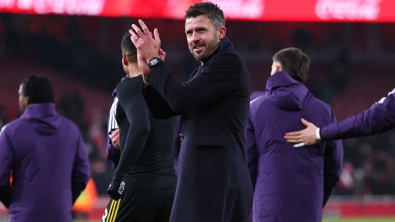 michael carrick saya sangat bangga pada pemain usai manchester united taklukkan arsenal 3 2