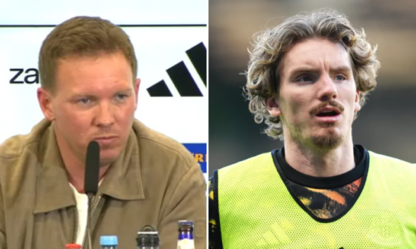 Julian Nagelsmann and Nick Woltemade