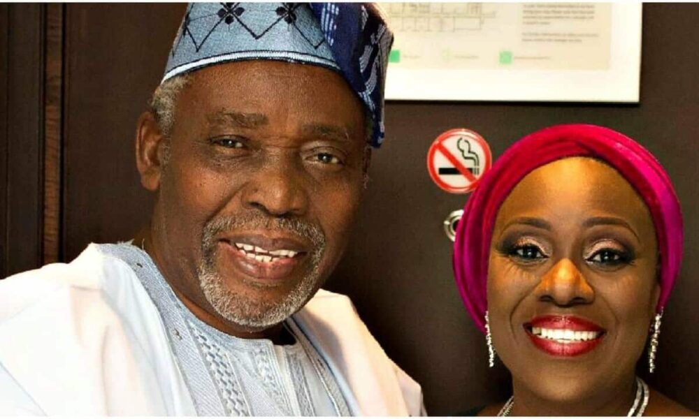 Olu Jacobs and Joke Silva
