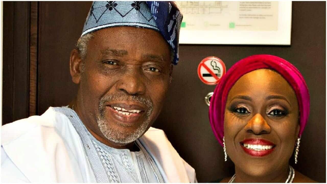 Olu Jacobs and Joke Silva