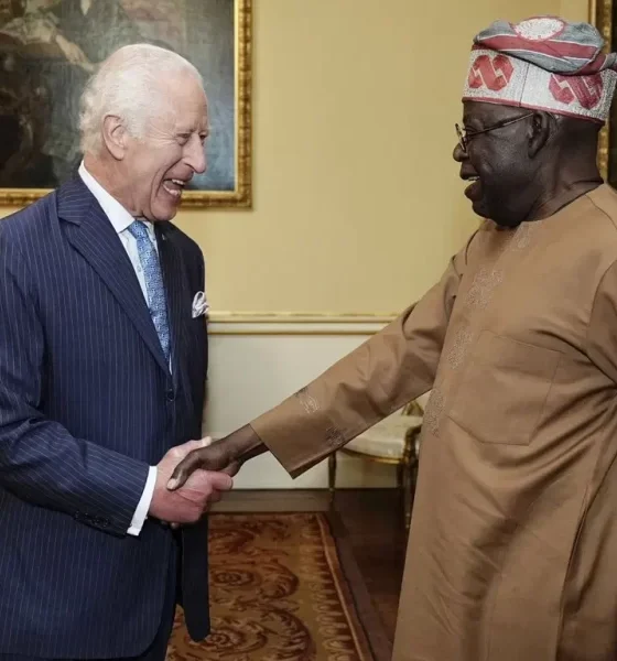 Tinubu meets King Charles III at Buckingham Palace 1000x600