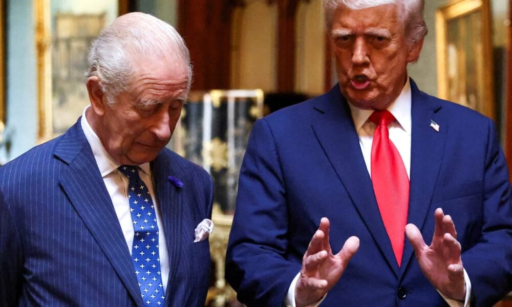 Trum and King Charles