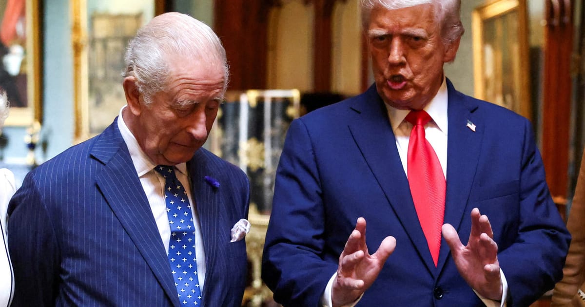 Trum and King Charles
