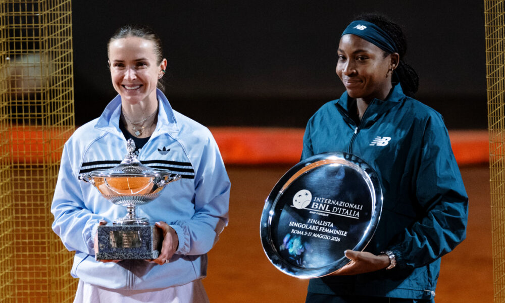 Svitolina Gauff Rome ceremony